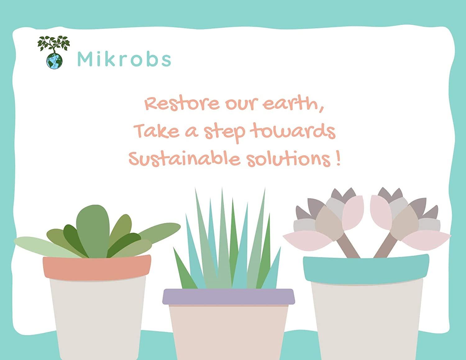 mikrobs - microbial superpack for living soil. revitalize plants (5 lb.)