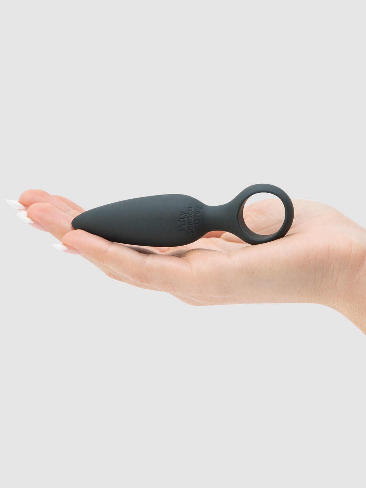 Fifty Shades of Grey Something Forbidden Silicone Butt Plug, Grey