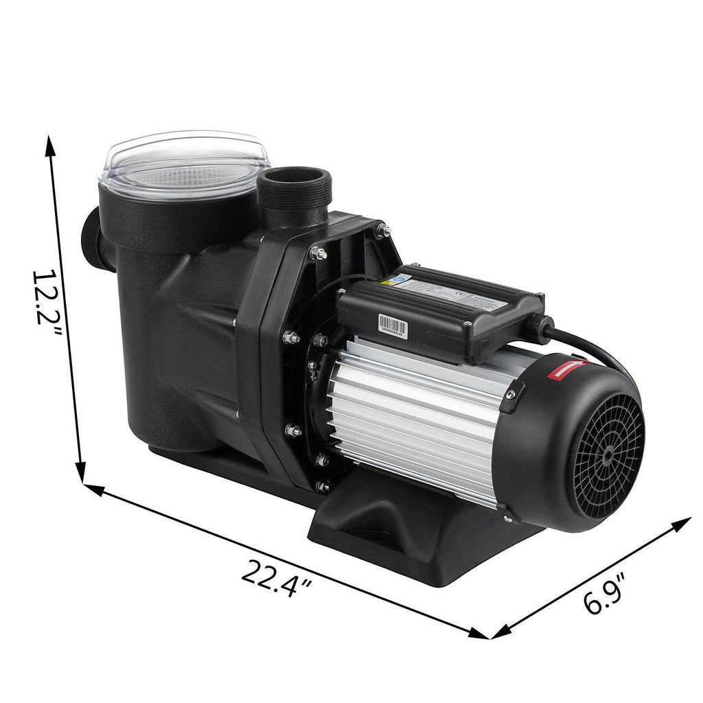 2.5 hp swimming pool pump motor hayward 110v in/above ground strainer w/ul
