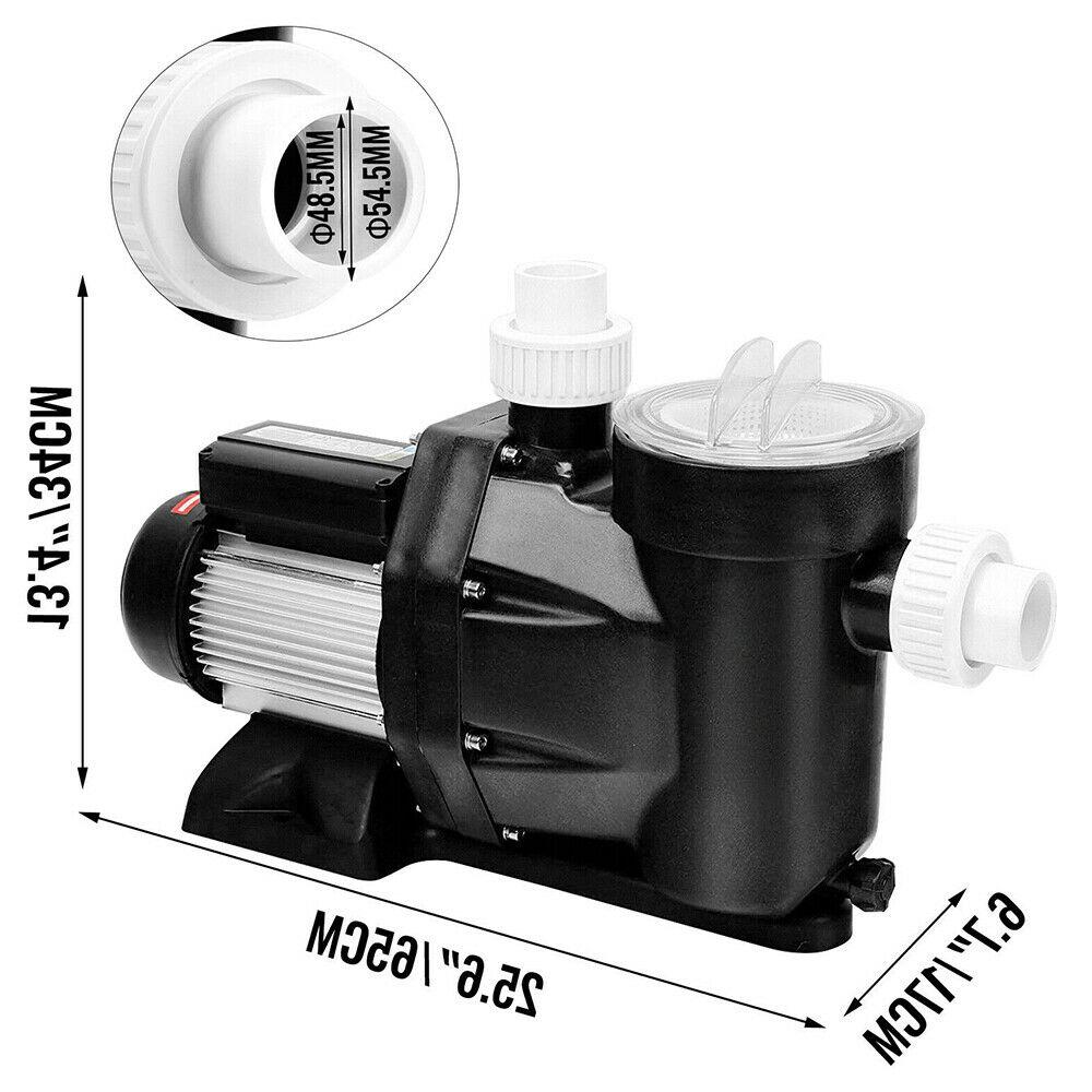 2.5 hp swimming pool pump motor hayward 110v in/above ground strainer w/ul