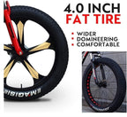 CHICAI 26 Inch Adult Mountain Bike Mountain Cross-Country High Carbon Steel Bike, 21/24/27/30 Speed Bike Full Suspension Mountain Bike Gear Double Disc Brake Mountain Bike (Size : 30-Speed)