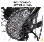 CHICAI 26 Inch Adult Mountain Bike Mountain Cross-Country High Carbon Steel Bike, 21/24/27/30 Speed Bike Full Suspension Mountain Bike Gear Double Disc Brake Mountain Bike (Size : 30-Speed)