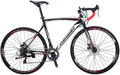 YH-XC550 Road Bike for Men 54cm Frame Bicycle 700C Wheels Aluminium Rims 21 Speed Dual Disc Brake Commuter Bikes