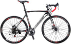 YH-XC550 Road Bike for Men 54cm Frame Bicycle 700C Wheels Aluminium Rims 21 Speed Dual Disc Brake Commuter Bikes