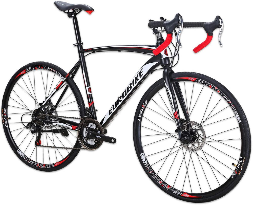 YH-XC550 Road Bike for Men 54cm Frame Bicycle 700C Wheels Aluminium Rims 21 Speed Dual Disc Brake Commuter Bikes
