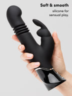 Fifty Shades of Grey Greedy Girl Thrusting Rabbit Vibrator, Black