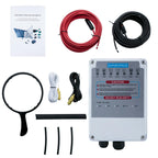 vevor 72v solar powered pool pump 1.2hp 92gpm water pump w/ mppt controller