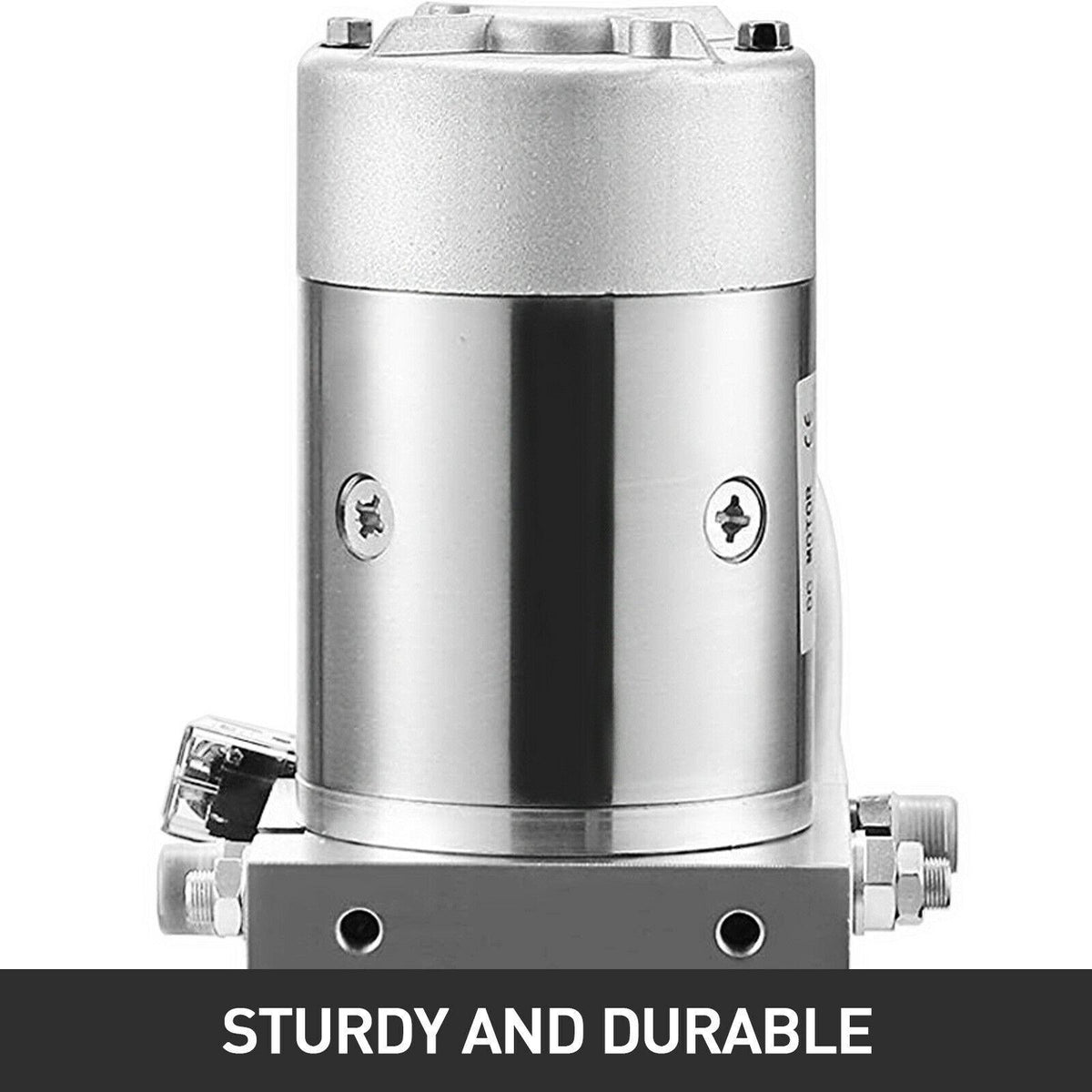 12 Volt Hydraulic Pump for Dump Trailer - 4 Quart Poly - Double Acting