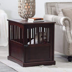 Polarbear's Shop Wooden Pet Crate end Table Kennel caFurniture Dog Pen Indoor House Bed Small