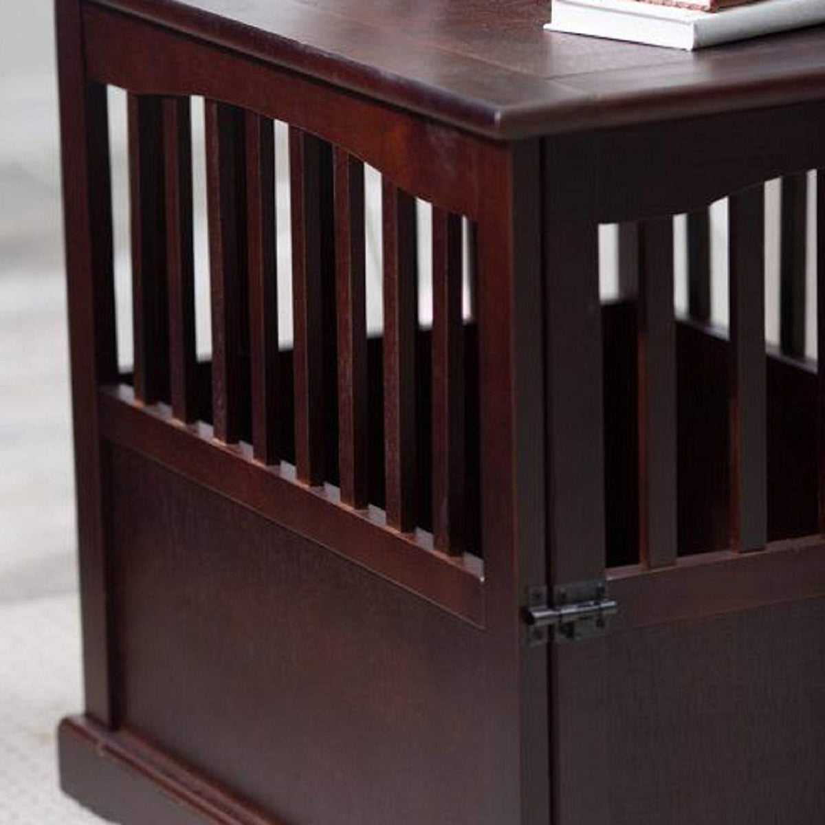 Polarbear's Shop Wooden Pet Crate end Table Kennel caFurniture Dog Pen Indoor House Bed Small