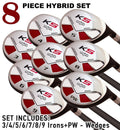 Senior Ladies Golf Clubs All Hybrid Set 55+ Years Womens Right Hand Majek Lady Full True Hybrid Complete Set #3 4,5 6 7 8 9 PW. Lady Flex Right Handed Easy Oversized Club