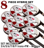 Senior Ladies Golf Clubs All Hybrid Set 55+ Years Womens Right Hand Majek Lady Full True Hybrid Complete Set #3 4,5 6 7 8 9 PW. Lady Flex Right Handed Easy Oversized Club