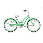 Micargi TAHITI-F-MGRN 26 in. Tahiti Women's Beach Cruiser Bicycle, Mint Green &amp; Mint Green
