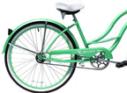Micargi TAHITI-F-MGRN 26 in. Tahiti Women's Beach Cruiser Bicycle, Mint Green &amp; Mint Green
