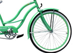 Micargi TAHITI-F-MGRN 26 in. Tahiti Women's Beach Cruiser Bicycle, Mint Green &amp; Mint Green