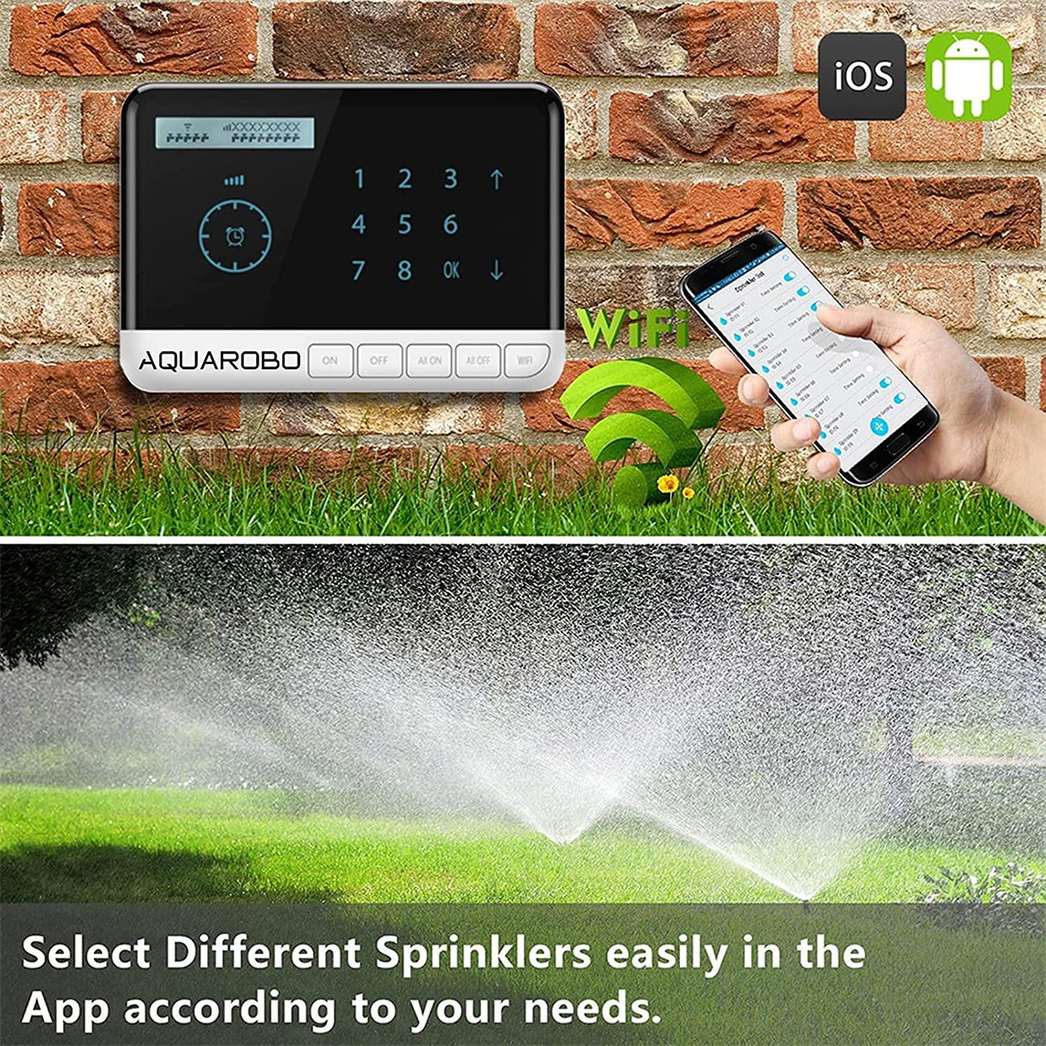 MEIGONGJU Garden Watering Timer WiFi Smart Life Programmable Watering 8 Zones Voice Irrigator Winter Farm Outdoor Greenhouse Self-Watering