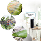 MEIGONGJU Garden Watering Timer WiFi Smart Life Programmable Watering 8 Zones Voice Irrigator Winter Farm Outdoor Greenhouse Self-Watering