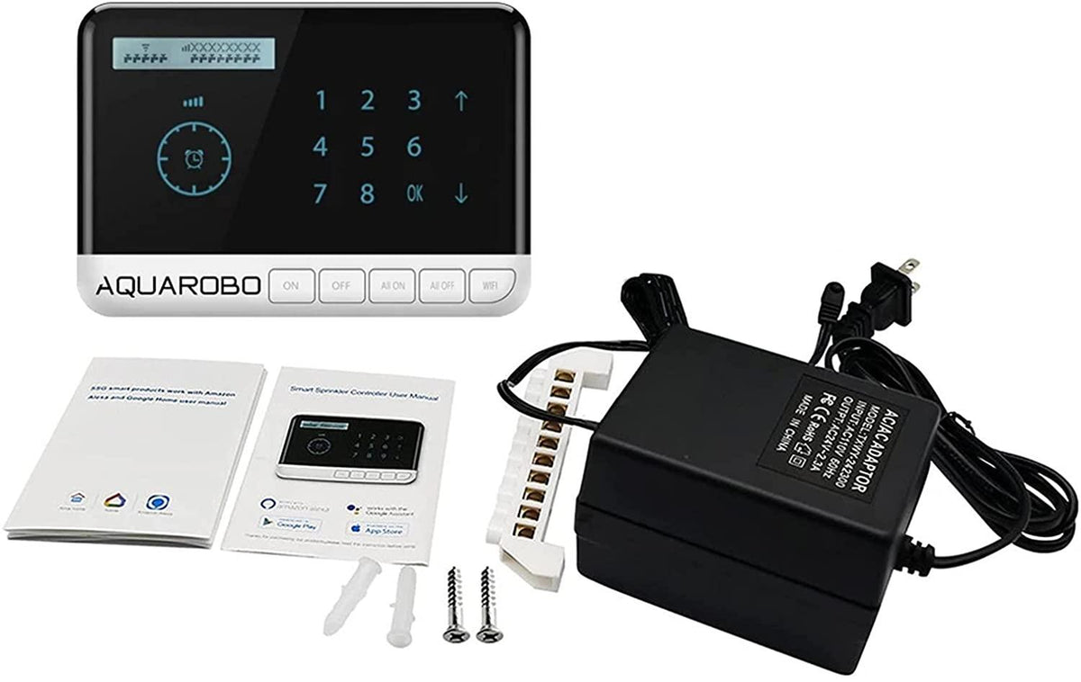 MEIGONGJU Garden Watering Timer WiFi Smart Life Programmable Watering 8 Zones Voice Irrigator Winter Farm Outdoor Greenhouse Self-Watering