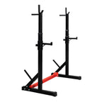 Multi-Function Barbell Rack, larCapacity Fitness Adjustable Dip Stand Squat Rack Dipping Station for Weight Lifting, Bench Press, Squat, Home Gym-2021 Upgraded
