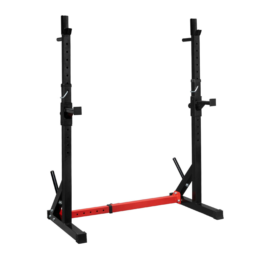 Gomyhom Multi-Function Barbell Rack, larCapacity Fitness Adjustable Dip Stand Squat Rack Dipping Station for Weight Lifting, Bench Press, Squat, Home Gym-2021 Upgraded