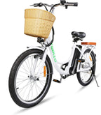 City Electric Bike for Women, 22"  250W Elegance City Ebike for Adults Female Electric Bicycle with 36V 10Ah Lithium Battery