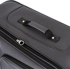 Sion Softside Expandable Luggage, Dark Grey, Checked-Large 29-Inch