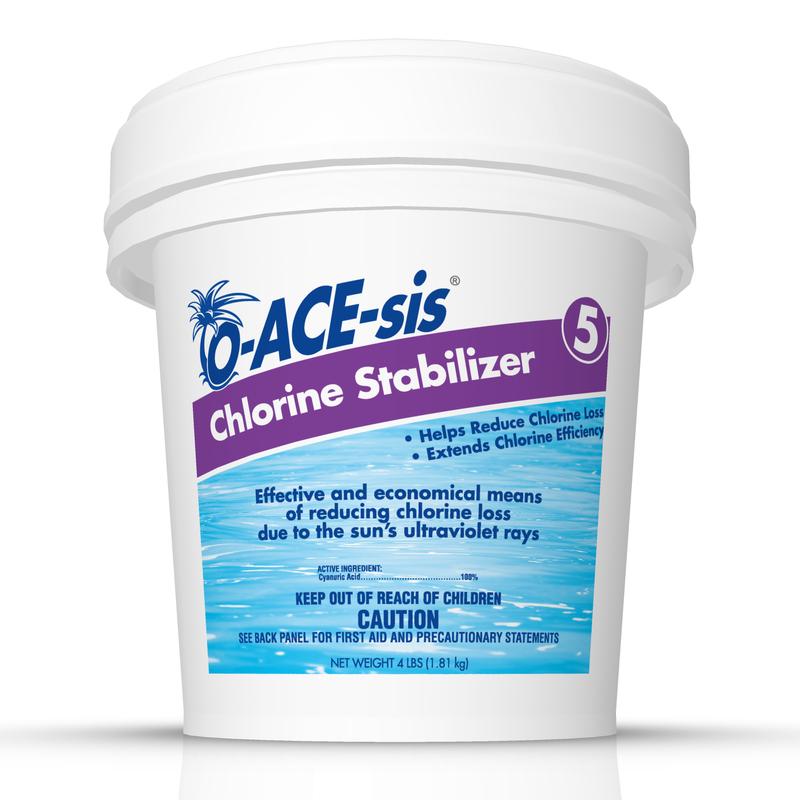 Water Techniques O-ACE-sis Tablet Chlorine Stabilizer 4 lb. - Total Qty: 8