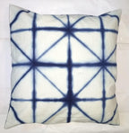 Shibori Sofa Cusion Cover, Block Printing, Indigo Colour, Decorative Cotton Throw, Tie Dye Shibori Cushion Covers, Multicolour Colour, Bohemian Pillow Shams Outdoor Cushion Cover 16x16
