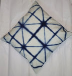 Shibori Sofa Cusion Cover, Block Printing, Indigo Colour, Decorative Cotton Throw, Tie Dye Shibori Cushion Covers, Multicolour Colour, Bohemian Pillow Shams Outdoor Cushion Cover 16x16