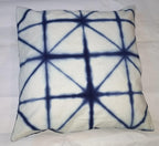Shibori Sofa Cusion Cover, Block Printing, Indigo Colour, Decorative Cotton Throw, Tie Dye Shibori Cushion Covers, Multicolour Colour, Bohemian Pillow Shams Outdoor Cushion Cover 16x16