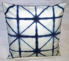 Shibori Sofa Cusion Cover, Block Printing, Indigo Colour, Decorative Cotton Throw, Tie Dye Shibori Cushion Covers, Multicolour Colour, Bohemian Pillow Shams Outdoor Cushion Cover 16x16