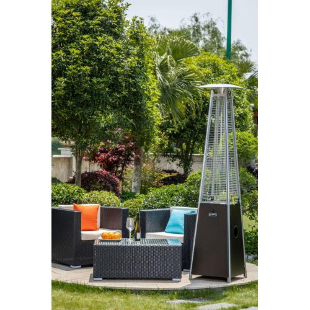 Cmgb Bronze Quartz Glass Tube Patio Heater-Brown