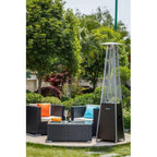 Cmgb Bronze Quartz Glass Tube Patio Heater-Brown