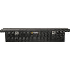 Northern Tool Slim Low Profile Crossover Truck Tool Box - Aluminum, Gloss Black, Paddle Latches, 69in. x 12in. x 13in., Model# 36212712