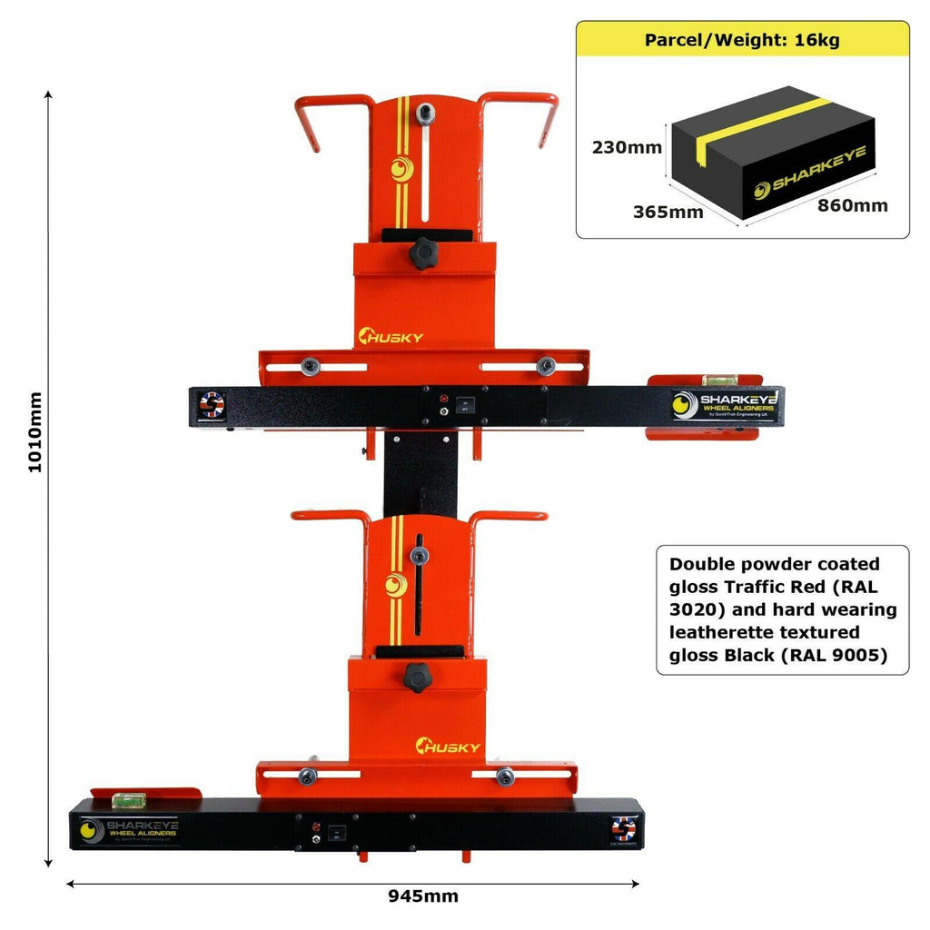 SharkEye Husky 2 Wheel Alignment System. Laser. HU2WLA. Made in Sheffield UK