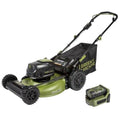 62-Volt Cordless 3-in-1 High Wheel Push Walk Behind Mower Cutting Width 22 in