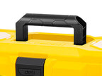 16 Inch Tool Box with Lock, 2-Layer Heavy-Duty Organizer with Removable Tray, Liftable Lid for Small Parts, 25lb Capacity & Carry Handle for Tools, Camping, Medical Supply Storage