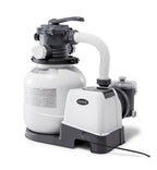 intex 2100 gph sand filter pump with automatic timer pool in hand fast