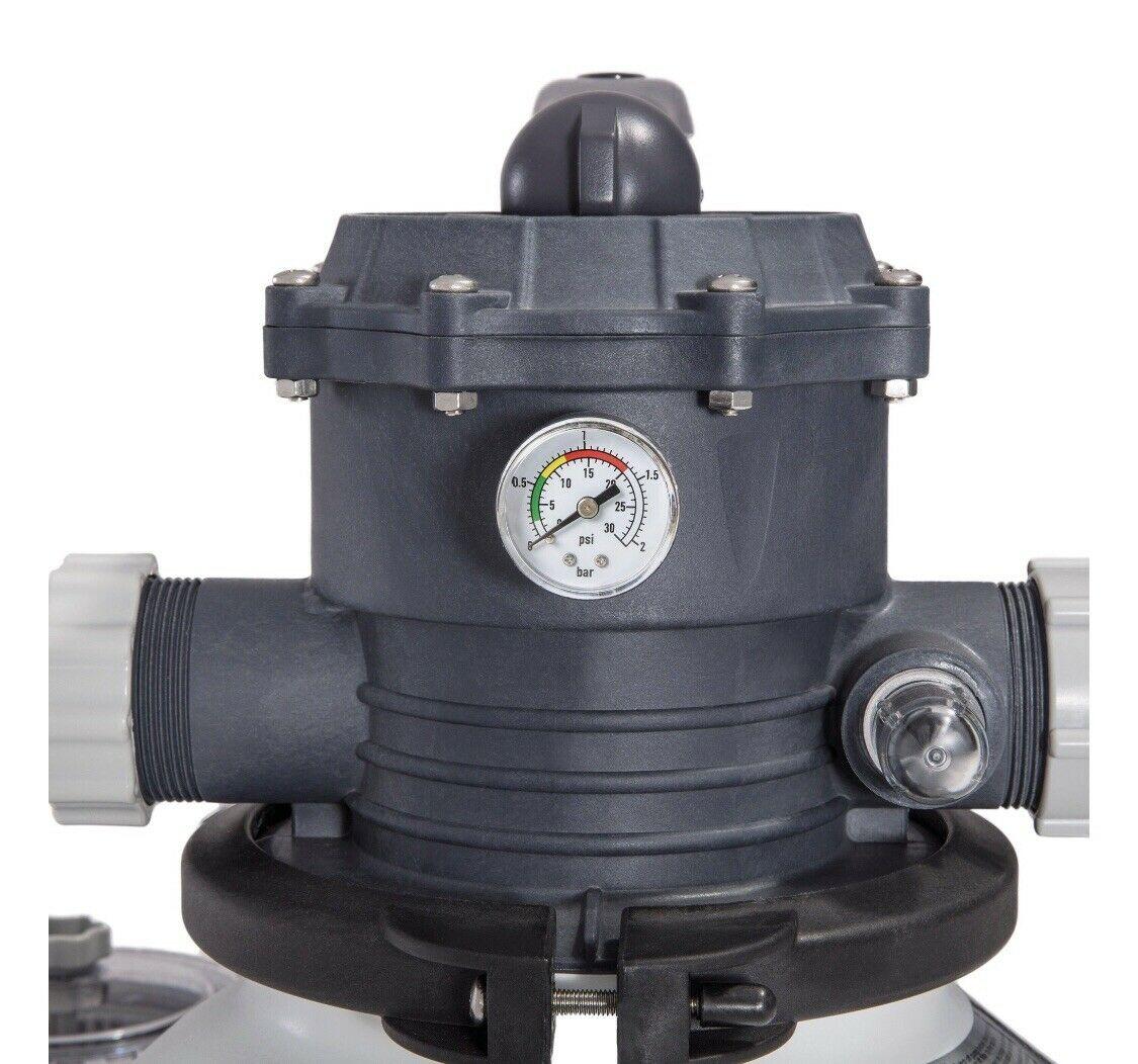 intex 2100 gph sand filter pump with automatic timer pool in hand fast