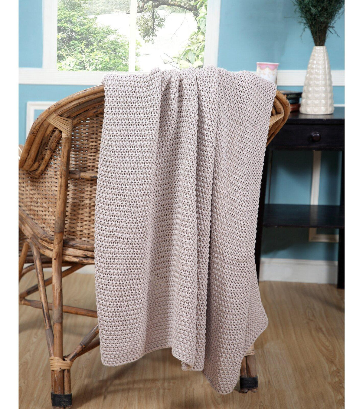 Forbush Soft Cotton Throw, Electric: No, Size: Throw