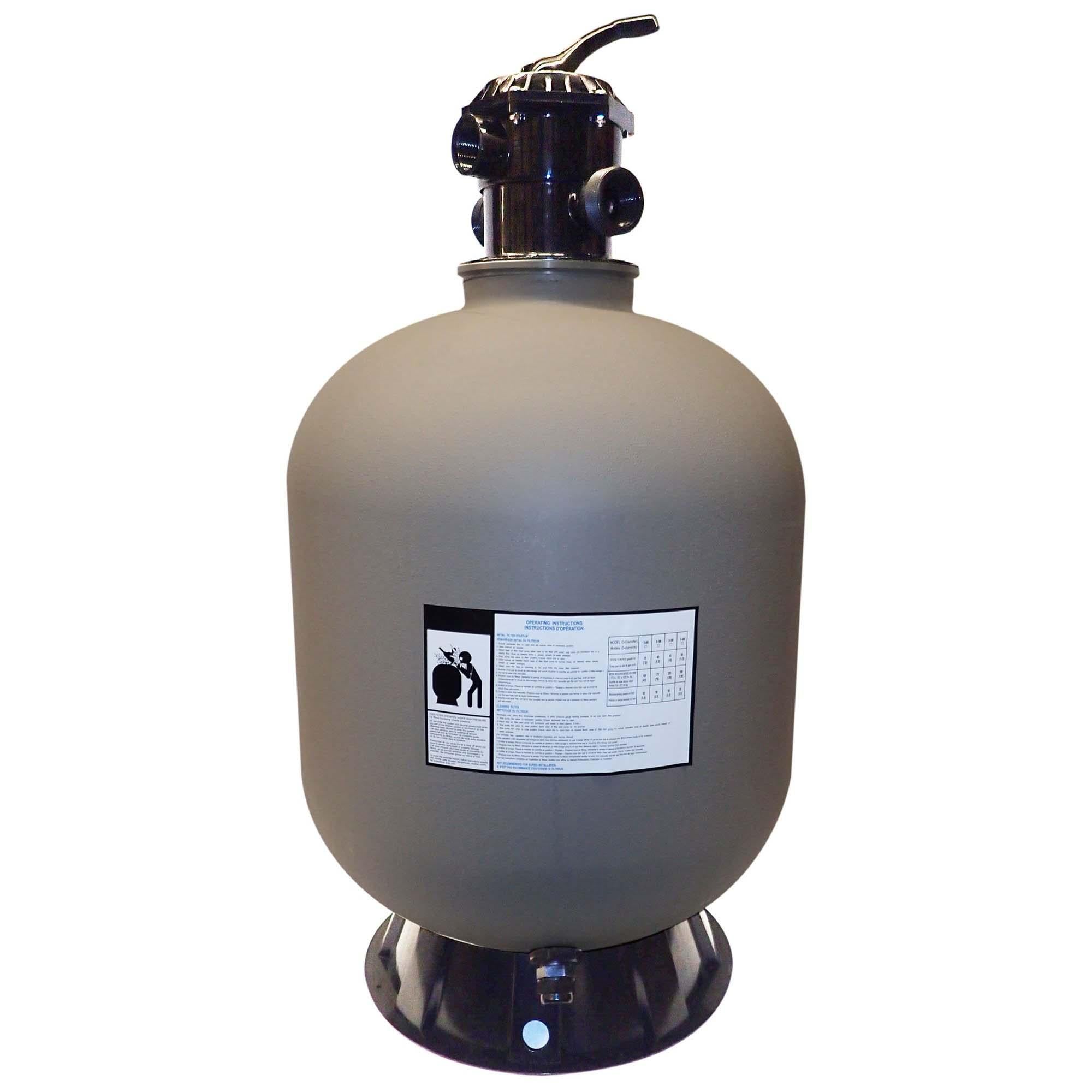 swimline 2.0 hp 24 inch sand filtration system pump for above ground pools
