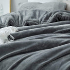 Byourbed Coma Inducer Oversized Queen Comforter - The Original Plush - Steel Gray