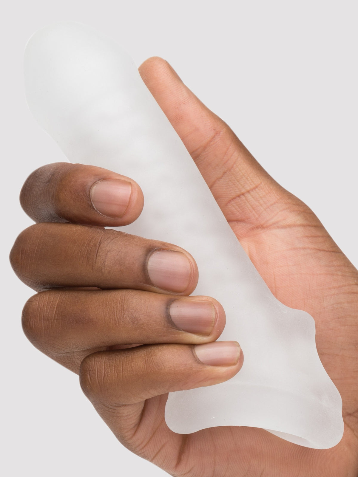 Perfect Fit Fat Boy Thin 6.5 Inch Penis Sleeve with Ball Loop, White