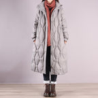 winter thick casual long duck down coat