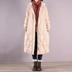winter thick casual long duck down coat