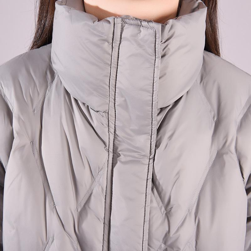 winter thick casual long duck down coat