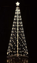 192″ (16' Ft.) Outdoor Warm White LED Cone Tree with Wireless Remote, 61508