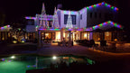 192″ (16' Ft.) Outdoor Warm White LED Cone Tree with Wireless Remote, 61508