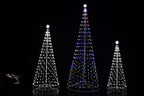 192″ (16' Ft.) Outdoor Warm White LED Cone Tree with Wireless Remote, 61508