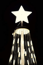 192″ (16' Ft.) Outdoor Warm White LED Cone Tree with Wireless Remote, 61508